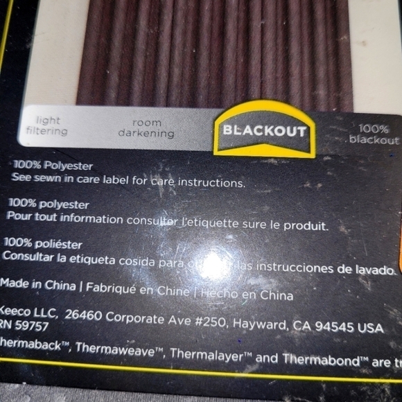 ECLIPSE BLACKOUT 0ne Valance NWT - Picture 3 of 5
